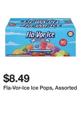 Wegmans Fla-Vor-Ice Ice Pops, Assorted offer
