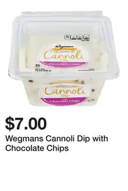 Wegmans Wegmans Cannoli Dip with Chocolate Chips offer