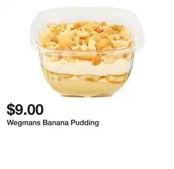 Wegmans Wegmans Banana Pudding offer