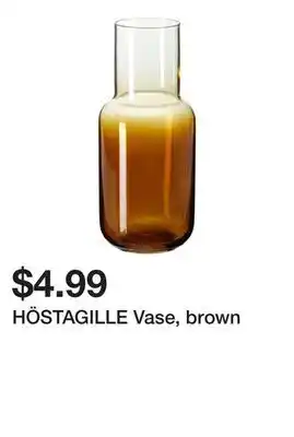 Ikea HÖSTAGILLE Vase, brown offer