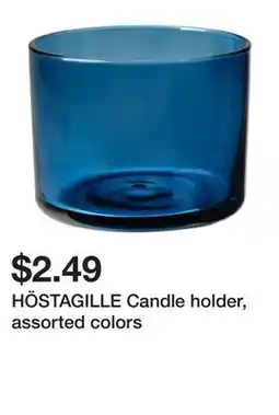 Ikea HÖSTAGILLE Candle holder, assorted colors offer