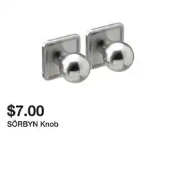 Ikea SÖRBYN Knob offer
