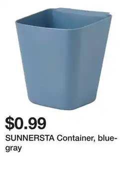 Ikea SUNNERSTA Container, blue-gray offer