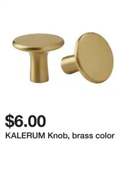 Ikea KALERUM Knob, brass color offer