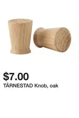 Ikea TÄRNESTAD Knob, oak offer