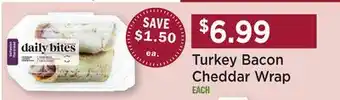 Heinen's Turkey Bacon Cheddar Wrap offer