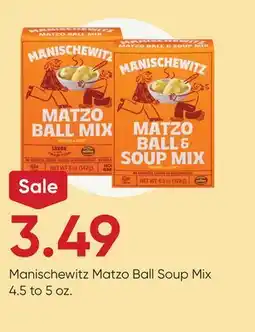Stater Bros Manischewitz Matzo Ball Soup Mix offer