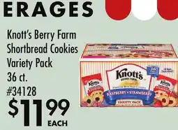 Smart & Final Knott's Berry Farm Shortbread Cookies Variety Pack offer