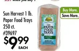 Smart & Final Sun Harvest 1 lb. Paper Food Trays offer