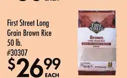 Smart & Final First Street Long Grain Brown Rice offer