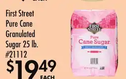 Smart & Final First Street Pure Cane Granulated Sugar offer