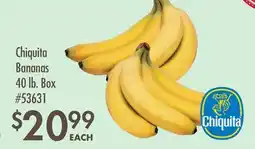 Smart & Final Chiquita Bananas offer
