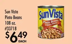 Smart & Final Sun Vista Pinto Beans offer