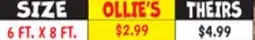 Ollie's 6 FT. X 8 FT ALL-PURPOSE TARPS offer