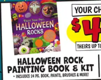 Ollie's HALLOWEEN ROCK PAINTING BOOK & KIT offer