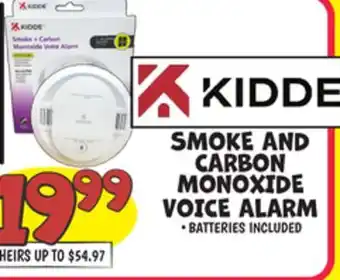 Ollie's SMOKE AND CARBON MONOXIDE VOICE ALARM offer