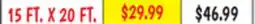Ollie's 15 FT. X 20 FT. PREMIUM HEAVY DUTY TARPS offer
