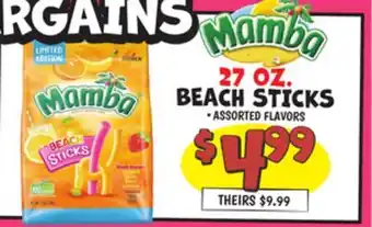 Ollie's 27 OZ. BEACH STICKS offer