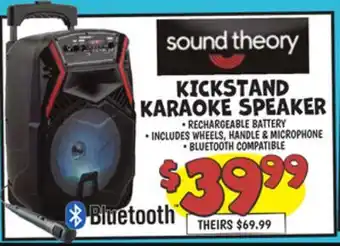Ollie's KICKSTAND KARAOKE SPEAKER offer