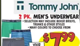 Ollie's 2 PK. MEN'S UNDERWEAR offer