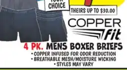 Ollie's 4 PK. MENS BOXER BRIEFS offer