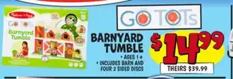 Ollie's BARNYARD TUMBLE offer