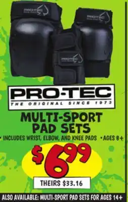 Ollie's MULTI-SPORT PAD SETS offer