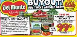Ollie's 28-29 OZ. CANNED TOMATO PRODUCTS offer