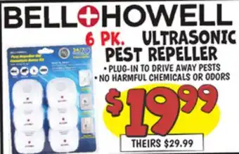 Ollie's BELL+HOWELL 6 PK. ULTRASONIC PEST REPELLER offer