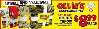 Ollie's 50 X 60 OLLIE'S THROW offer