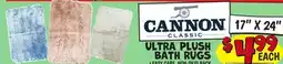 Ollie's ULTRA PLUSH BATH RUGS offer
