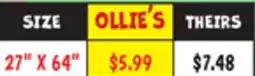 Ollie's 27 X 64 LIGHT FILTERING WINDOW BLINDS offer