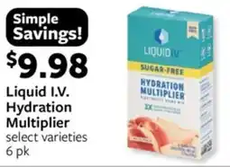 Fareway Liquid I.V. Hydration Multiplier offer