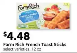 Fareway Farm Rich French Toast Sticks offer