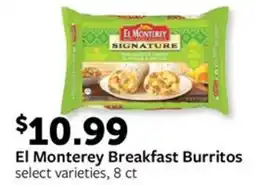 Fareway El Monterey Breakfast Burritos offer