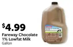 Fareway Fareway Chocolate 1% Lowfat Milk offer