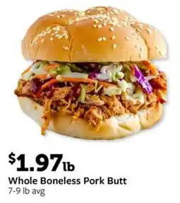 Fareway Whole Boneless Pork Butt offer