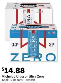 Fareway Michelob Ultra or Ultra Zero offer