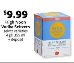 Fareway High Noon Vodka Seltzers offer