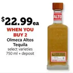 Fareway Olmeca Altos Tequila offer