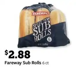 Fareway Fareway Sub Rolls offer