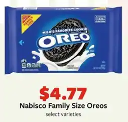 Fareway Nabisco Family Size Oreos offer