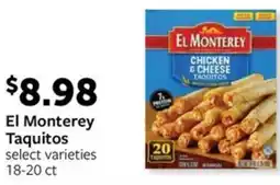 Fareway El Monterey Taquitos offer