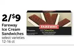 Fareway Fareway Ice Cream Sandwiches offer