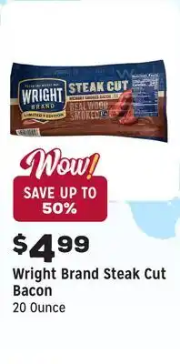 Grocery Outlet Steak Cut Bacon offer