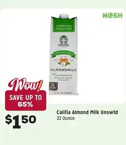 Grocery Outlet Almond Milk Unswtd offer