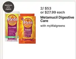 Walgreens Metamucil Digestive Care offer