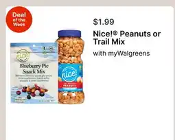 Walgreens Peanuts or Trail Mix offer
