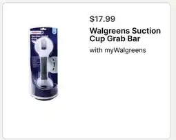 Walgreens Walgreens Suction Cup Grab Bar offer