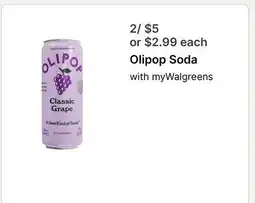 Walgreens Olipop Soda offer